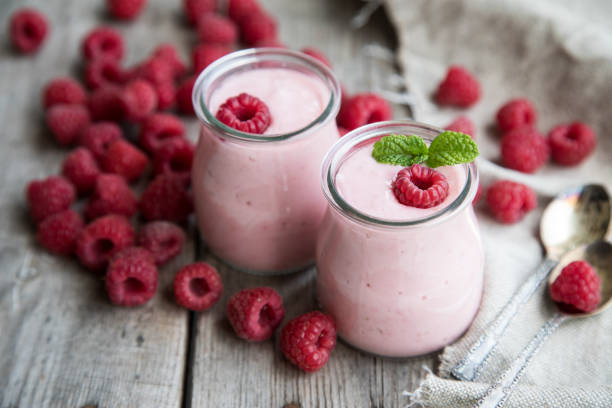 Smoothie med hindbær