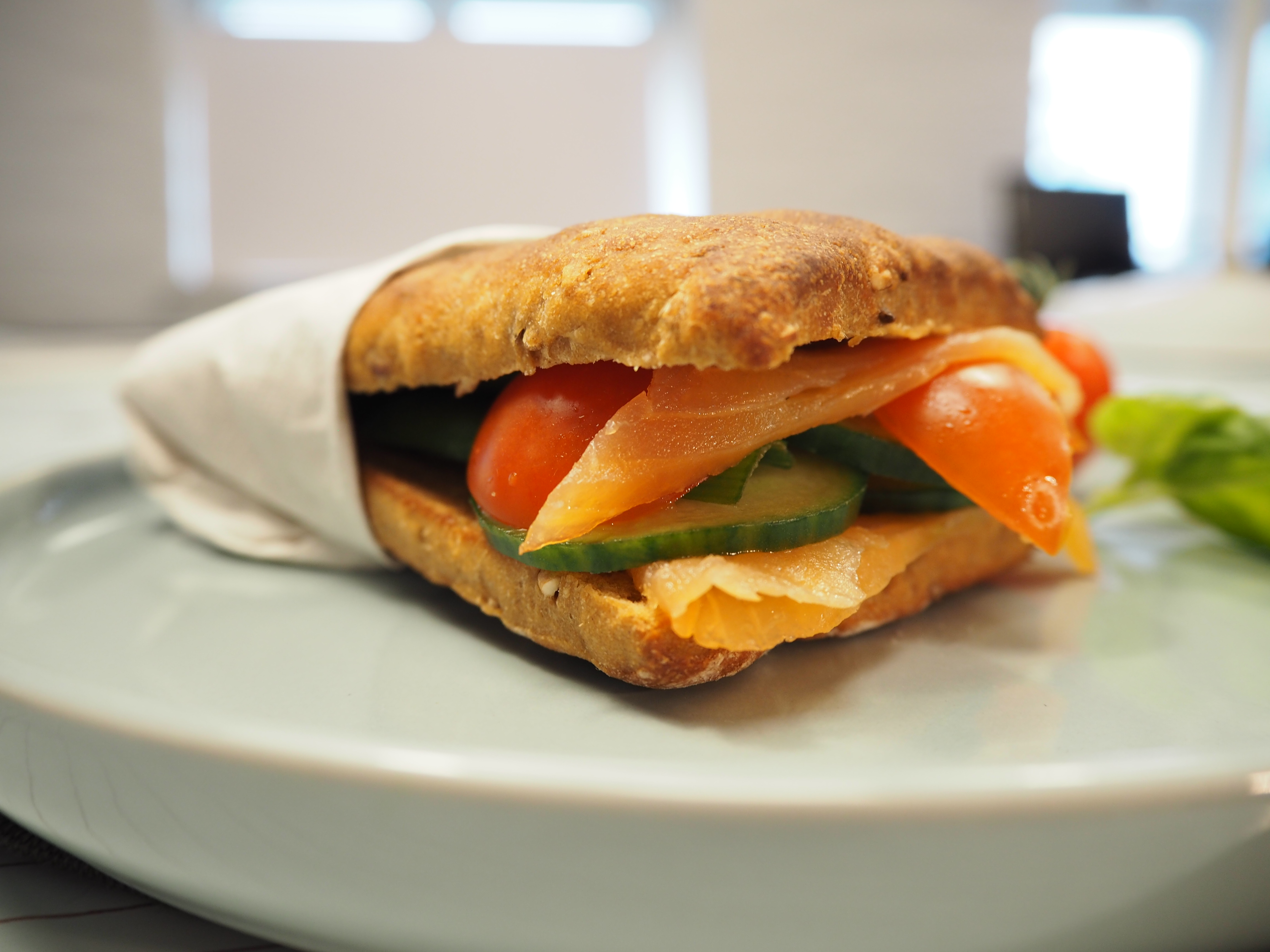 Sandwich med lax