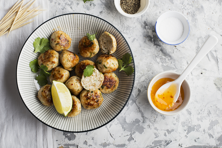 Vietnamese kipgehaktballetjes