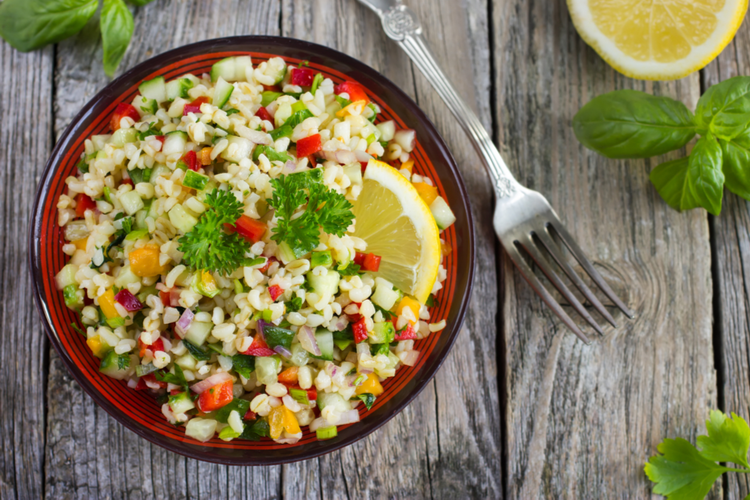 Bulgursalat med peberfrugt