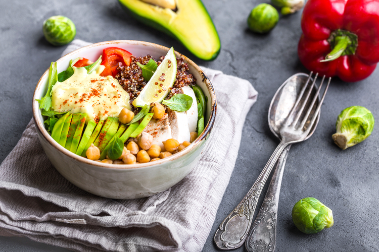 Rode Quinoa Boeddha Bowl