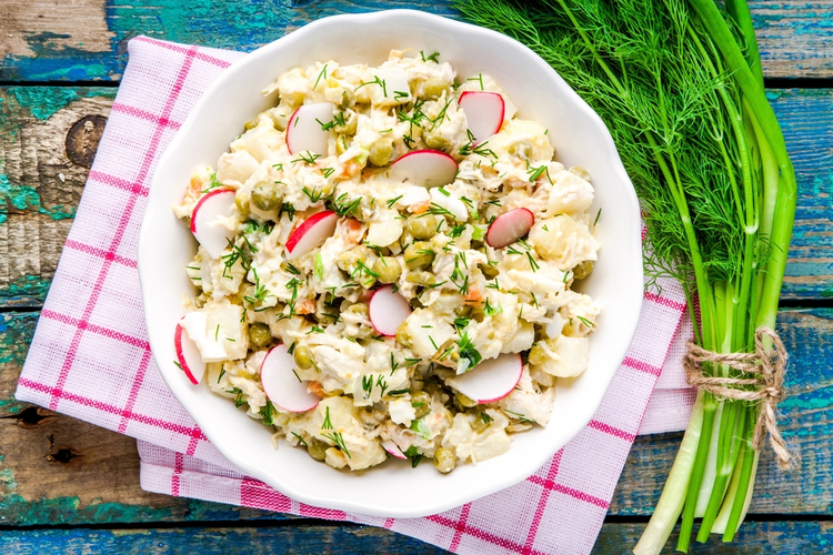 Dille aardappelsalade