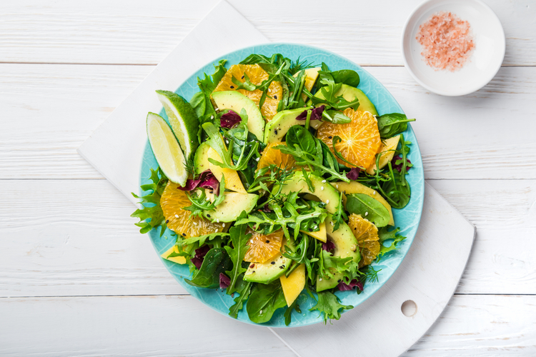 Mango-avocado-sinaasappelsalade