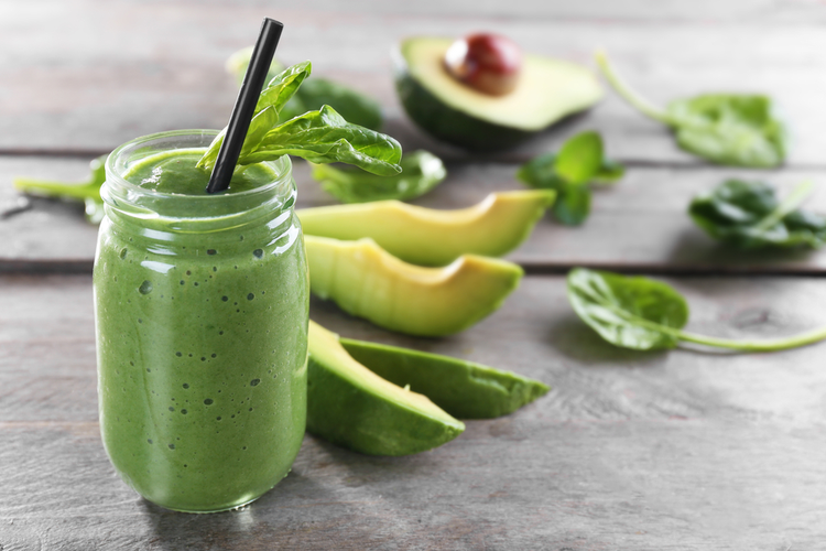 Avokado spenat smoothie