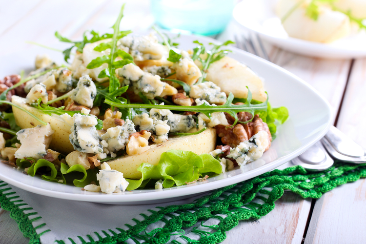 Pære-blåskimmelostesalat