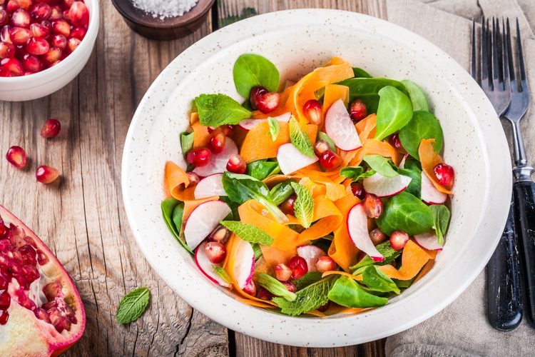 Verse groene salade