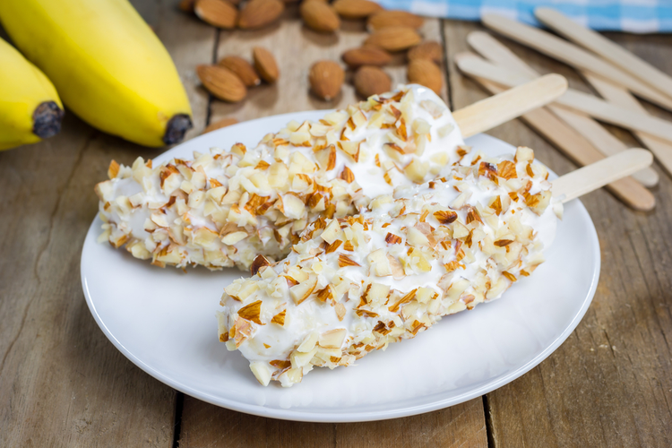 Banaan amandel stick