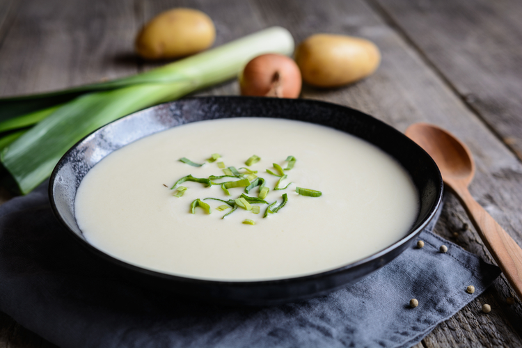 Poreuze aardappelsoep