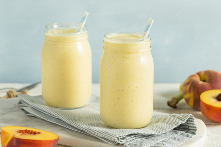 Fersken-ananassmoothie
